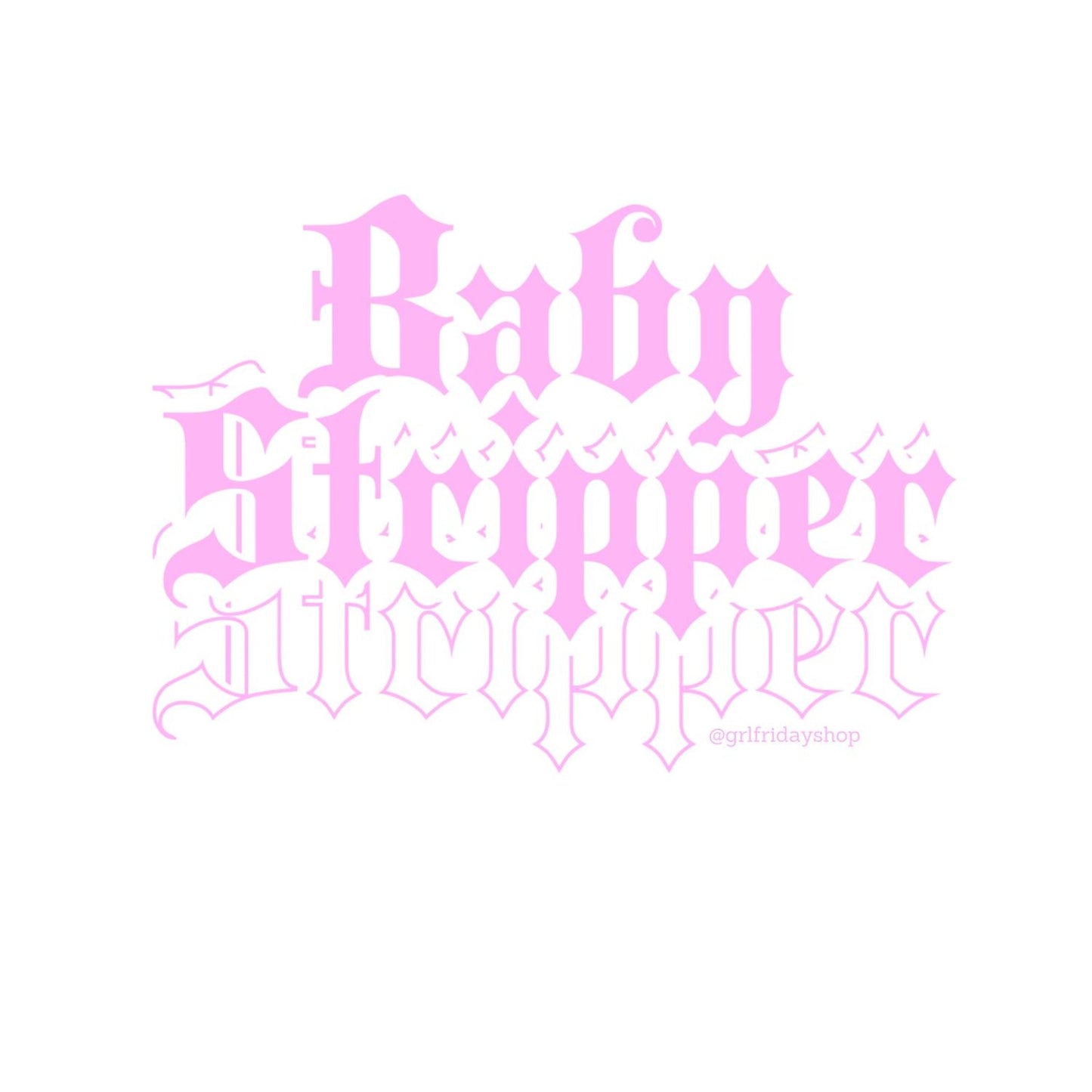 Baby Stripper Cropped Baby Tee