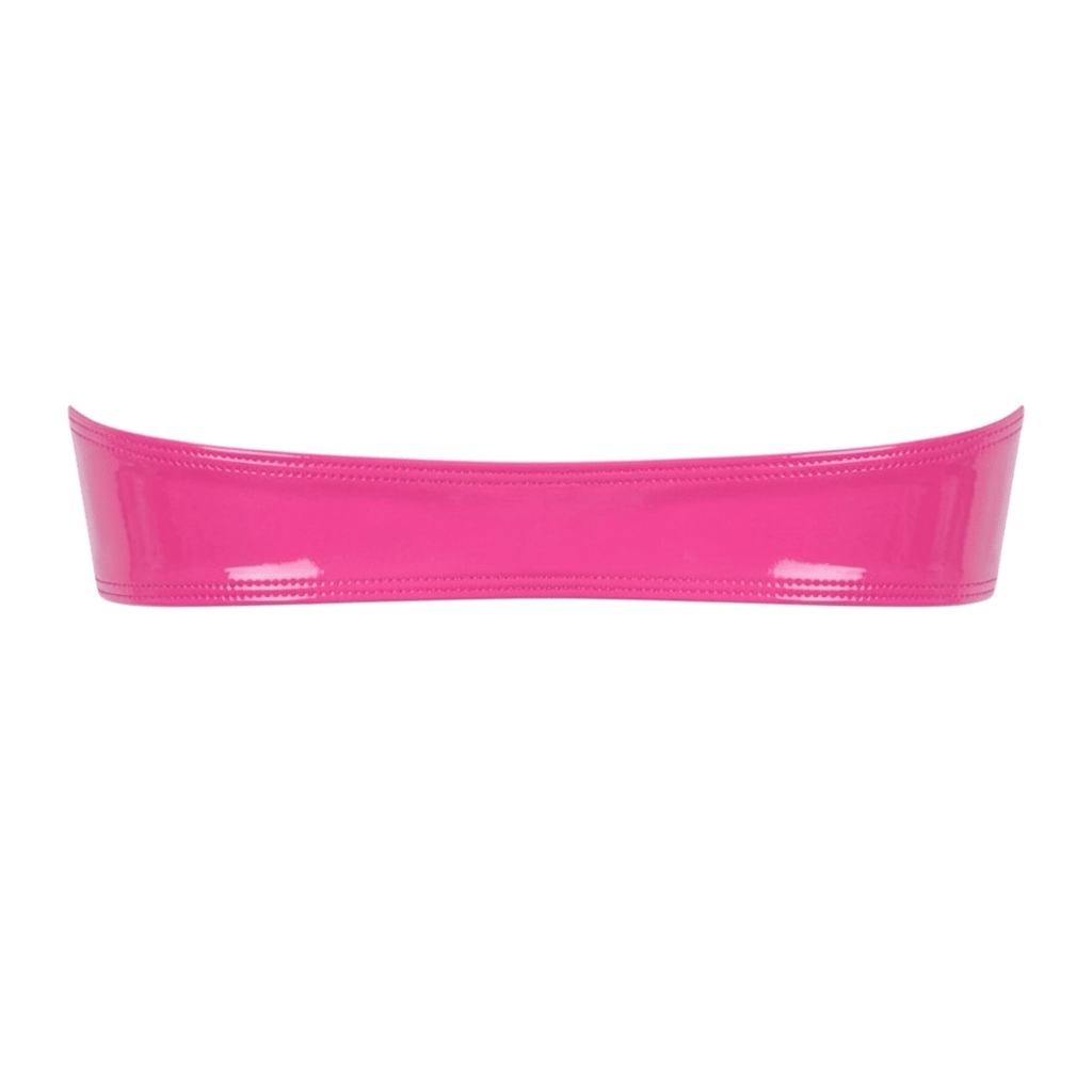 Barbie Pink Latex Faux Leather Nanokini Microkini - GrlFriday Shop