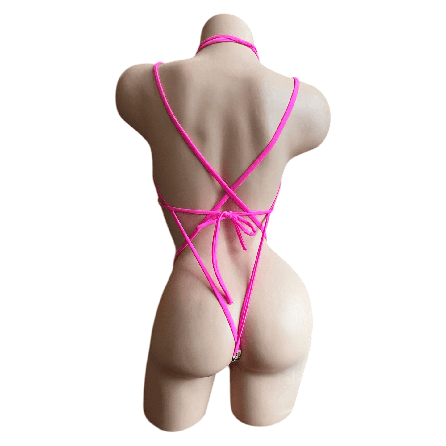 Hot Pink and Black + White Zebra Print Slingshot Microkini - EXOTIC DANCEWEAR - GrlFriday Shop