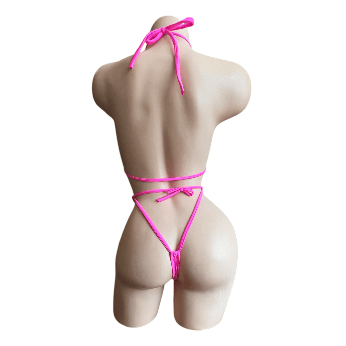 Hot Pink G String Thong Mini Tri - Kini Set - GrlFriday Shop