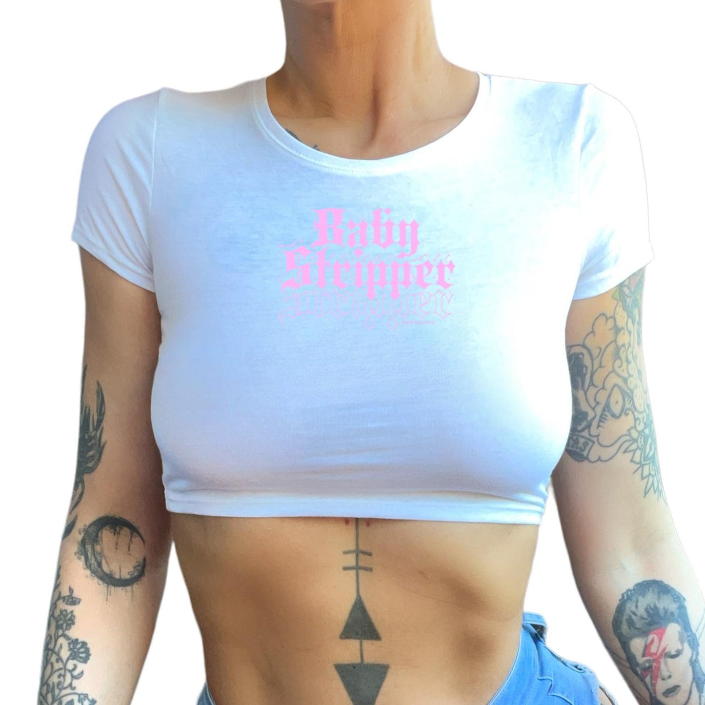 Baby Stripper Cropped Baby Tee