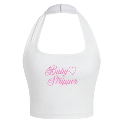 Baby Stripper Halter Top