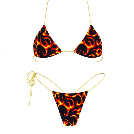 Flame On Microkini Set
