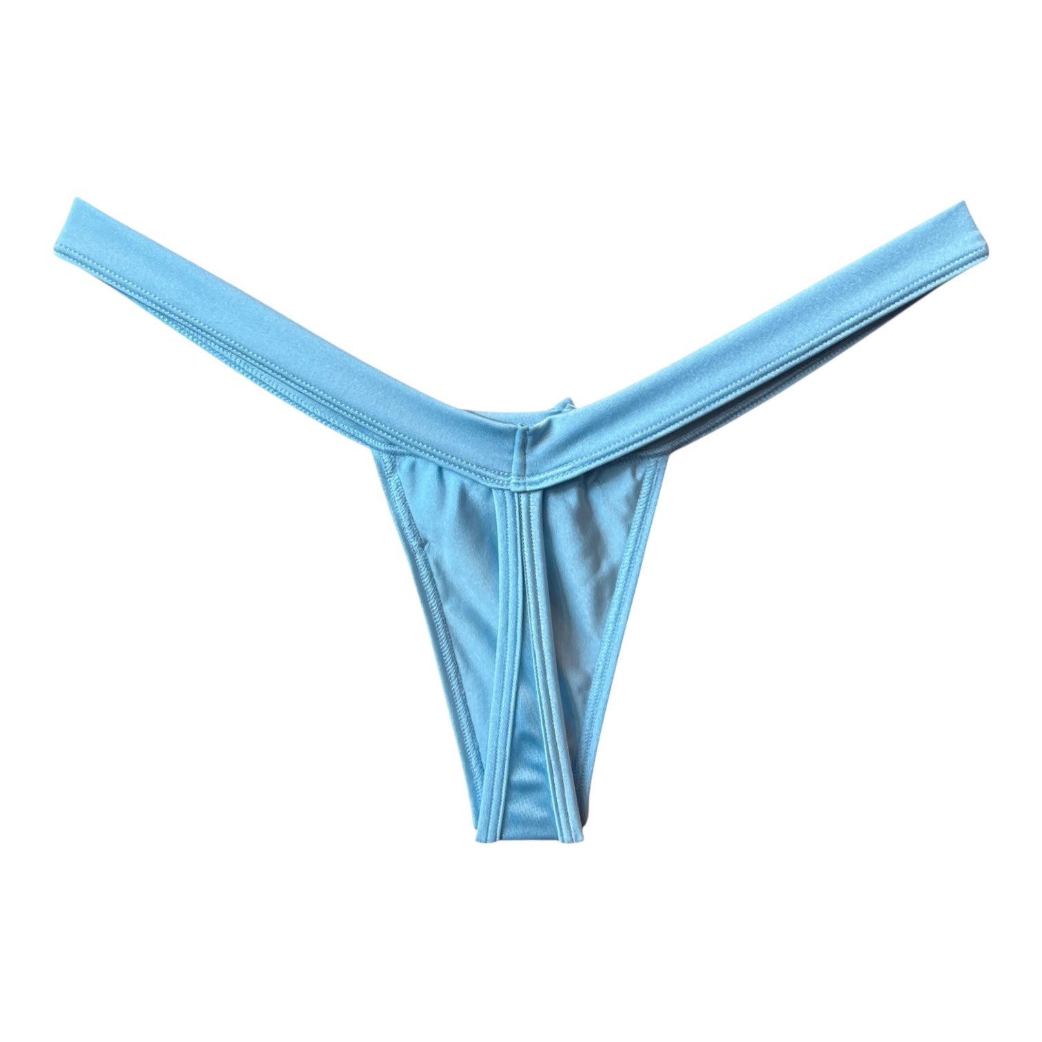 Baby Blue Bow Dance Thong - GrlFriday Shop