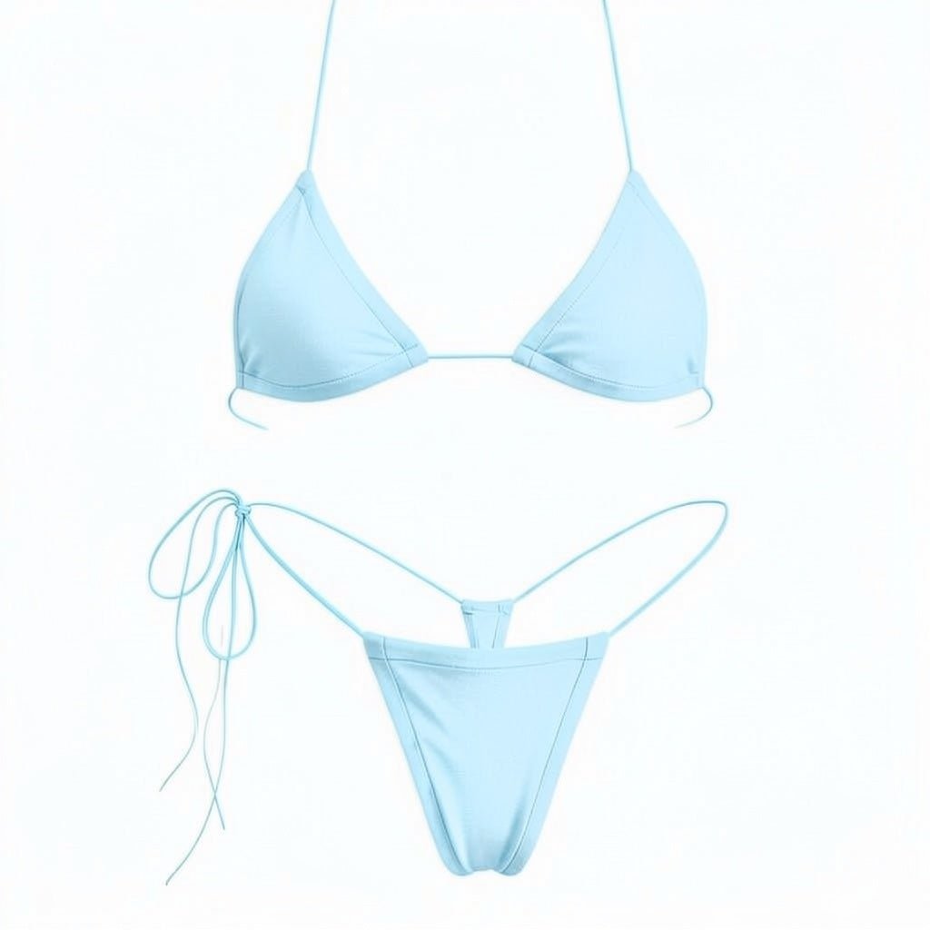 Baby Blue Microkini Set - GrlFriday Shop