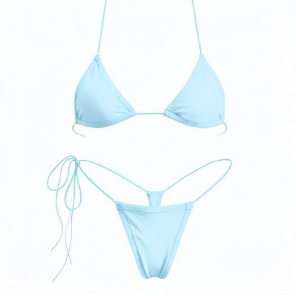 Baby Blue Microkini Set - GrlFriday Shop