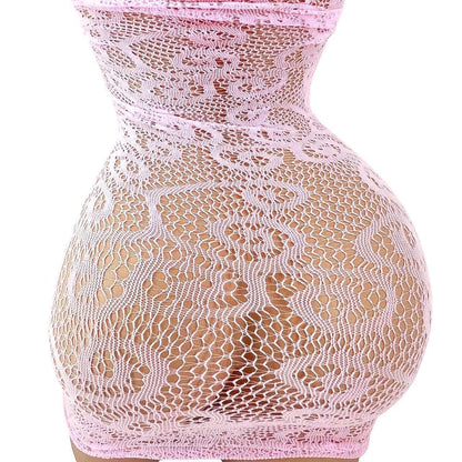 Ballet Pink Halter Dress with Bow - GrlFriday Shop