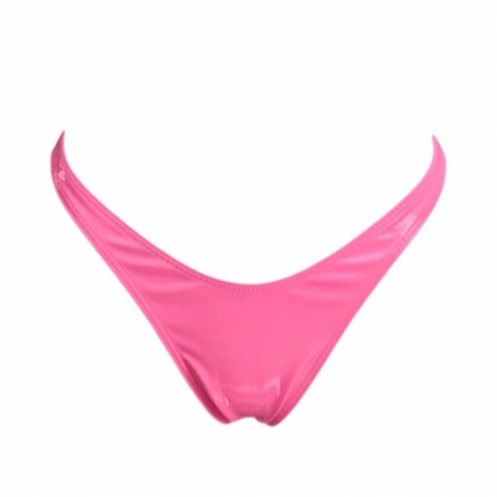 Barbie Pink Latex Faux Leather Nanokini Microkini - GrlFriday Shop