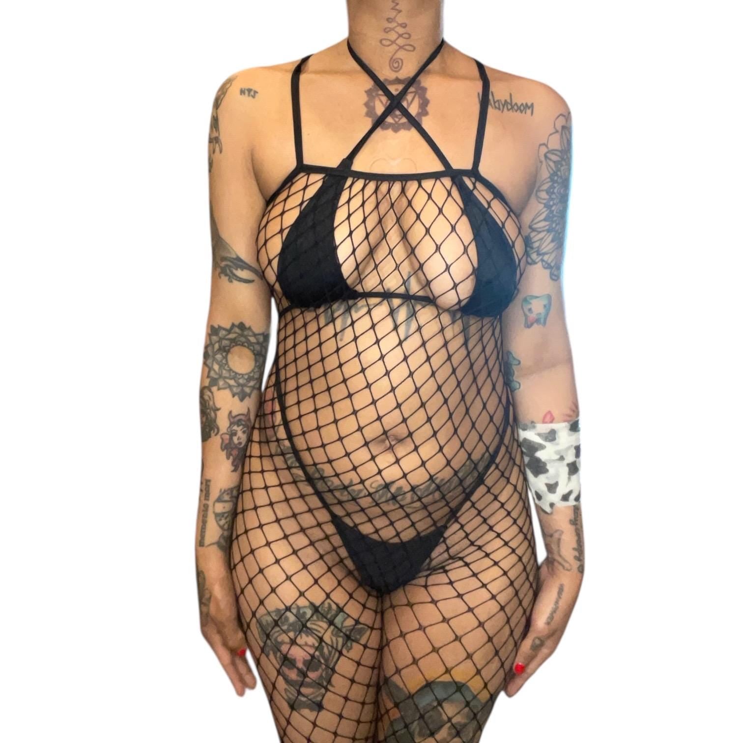 Black Fishnet Bodystocking - GrlFriday Shop