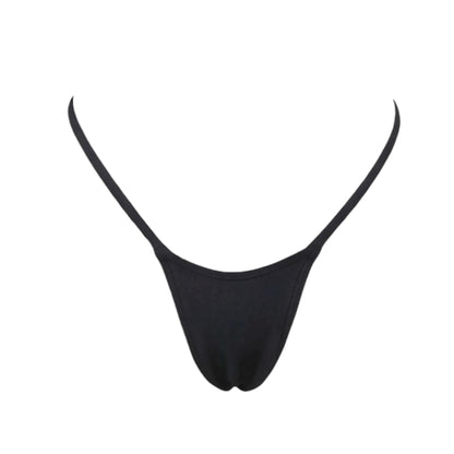Black G String Thong Mini Tri - Kini Set - GrlFriday Shop