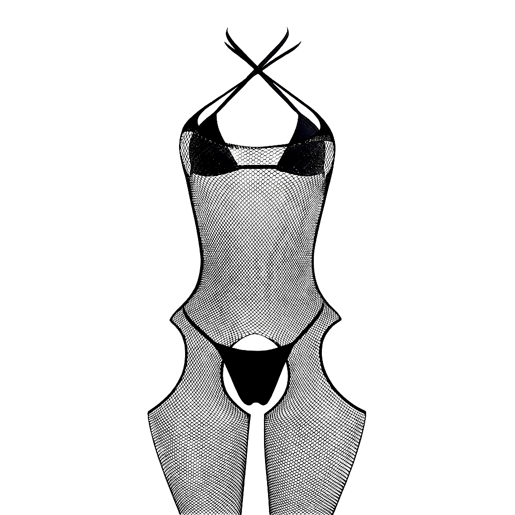 Black Micro Fishnet Bodystocking - GrlFriday Shop