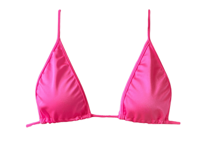 Bubblegum Pink Mini Tri - Kini with Bow Thong - GrlFriday Shop