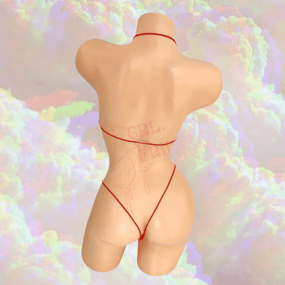 Cherry Red Microkini Set - GrlFriday Shop
