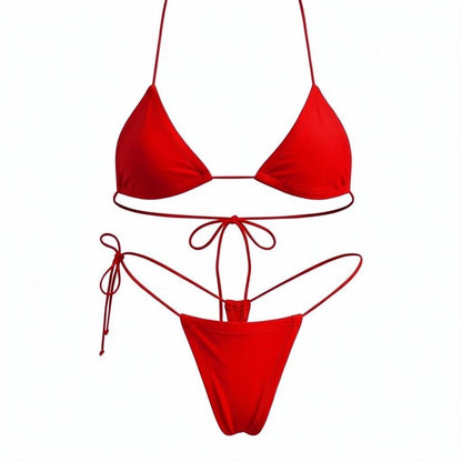 Cherry Red Microkini Set - GrlFriday Shop