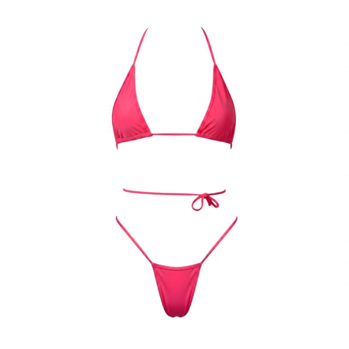 Coral Micro G String Thong Tri-Kini Set - GrlFriday Shop