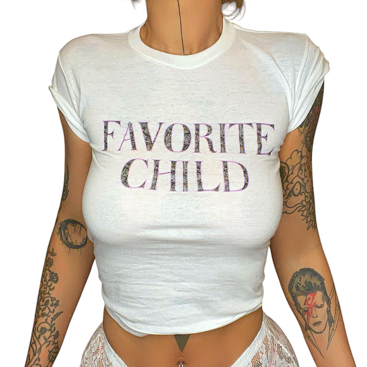 ‘FAVORITE CHILD’ Baby Tee - GrlFriday Shop