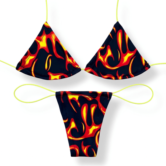 Flame On Microkini Set - GrlFriday Shop
