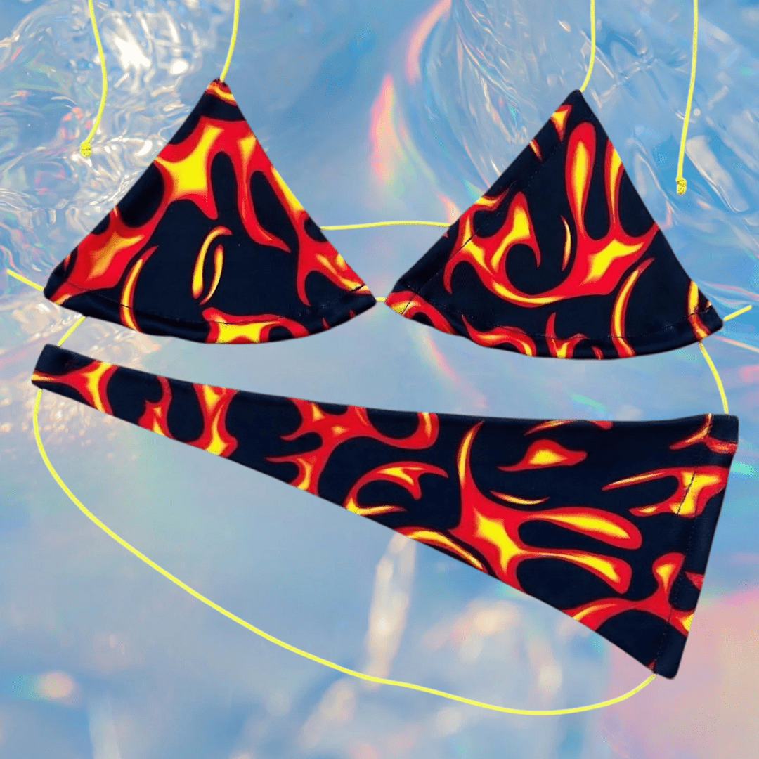 Microkinny Flame On Microkini Set – GrlFriday Shop