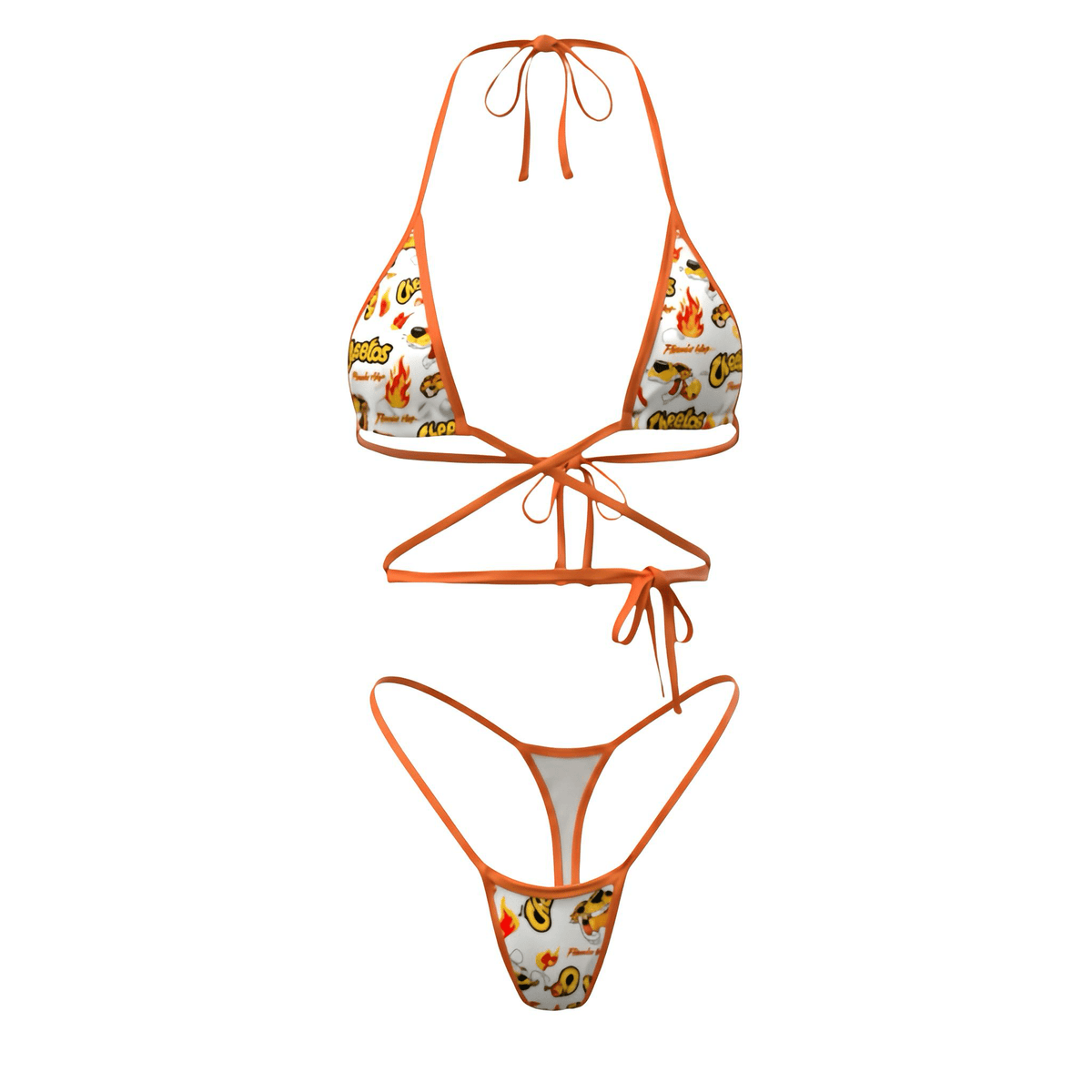 Flamin’ Hot Cheeto Slingshot String Micro Bikini - GrlFriday Shop