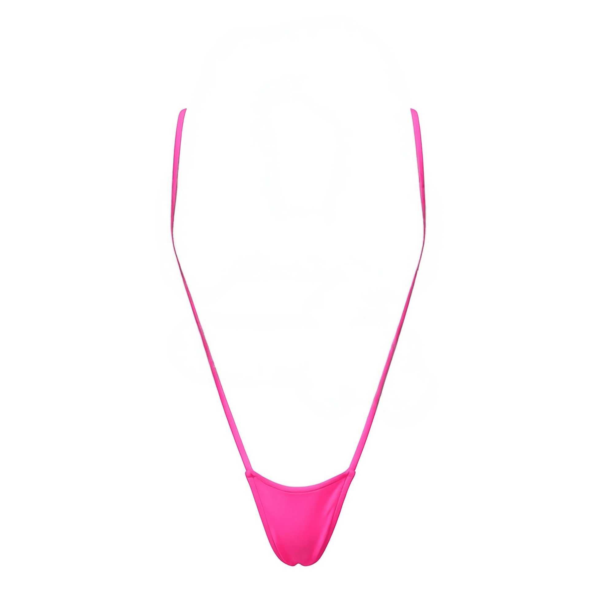 Hot Pink Tri - Kini Slingshot Thong Set - Microkini - GrlFriday Shop