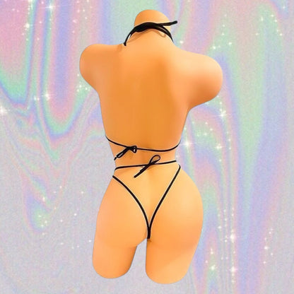 Hot Pink Zebra Microkini with Barbed Wire Charms - GrlFriday Shop