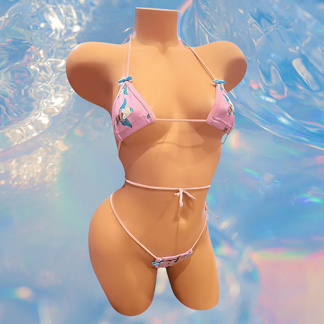 Krusty the Clown Microkini with Bows - GrlFriday Shop