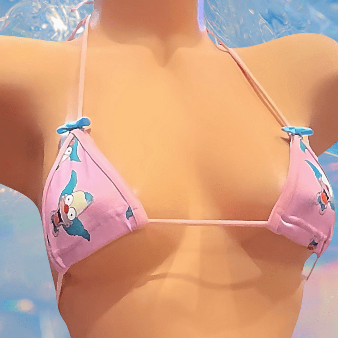 Krusty the Clown Microkini with Bows - GrlFriday Shop