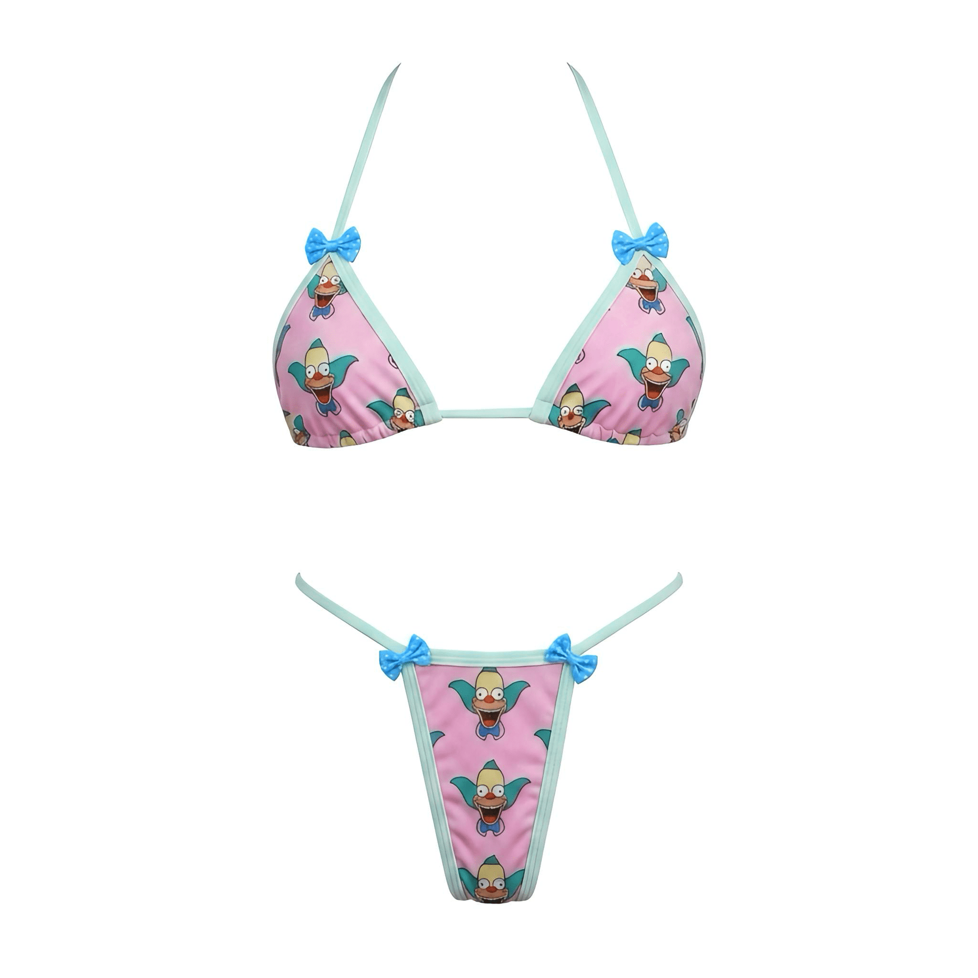 Krusty the Clown Microkini with Bows - GrlFriday Shop
