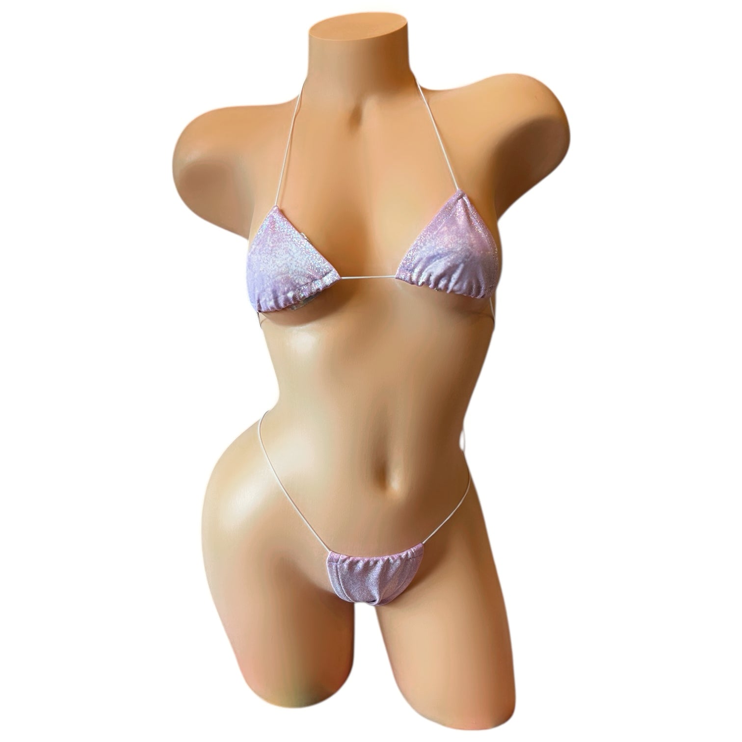 Lavender Holographic Microkini Set - GrlFriday Shop