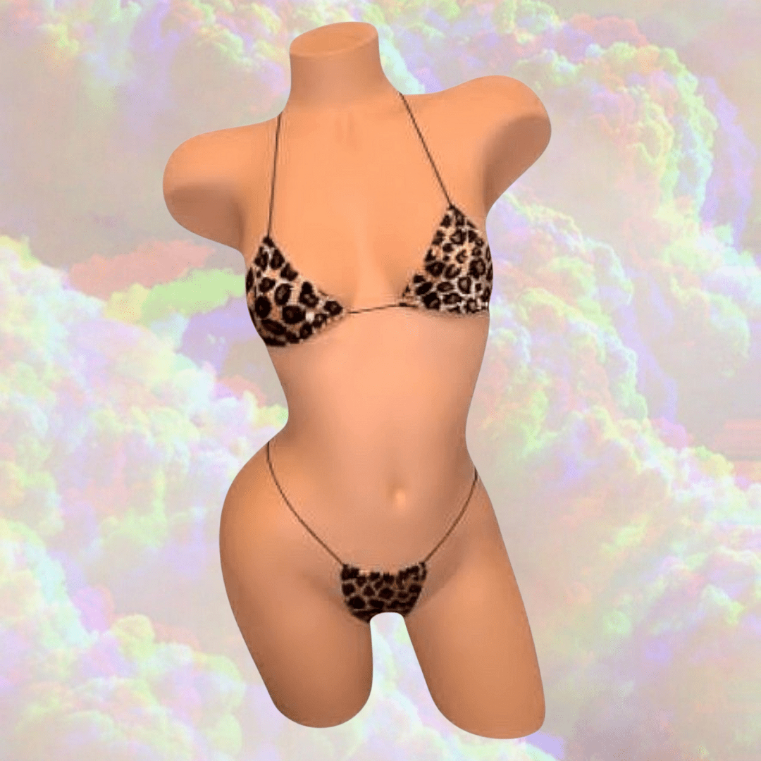 Leopard Print Microkini Set - GrlFriday Shop