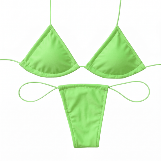 Lime Green Microkini Set - GrlFriday Shop