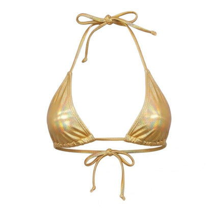 Mini Tri - Kini Top - Gold - GrlFriday Shop