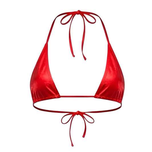 Mini Tri - Kini Top - Red - GrlFriday Shop