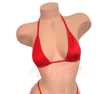 Mini Tri - Kini Top - Red - GrlFriday Shop