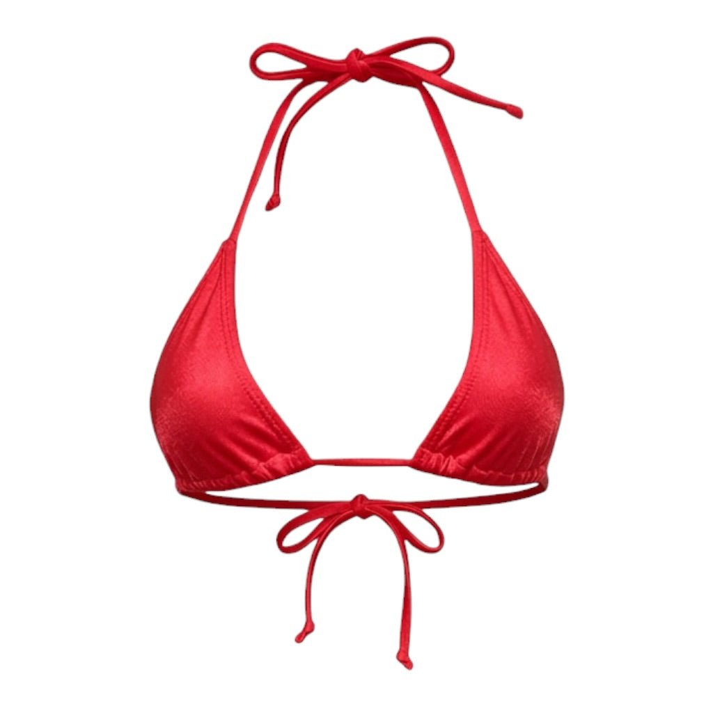 Mini Tri - Kini Top - Red - GrlFriday Shop
