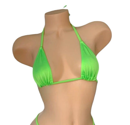 Mini Tri - Kini Top - Slimer Green - GrlFriday Shop