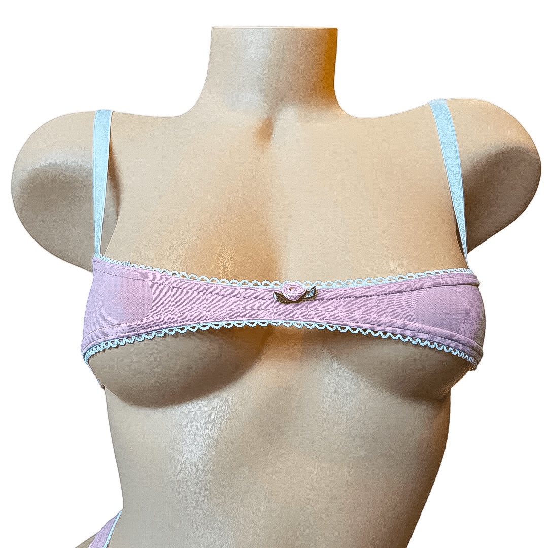 Nanokini Lingerie Set - Dusty Rose - GrlFriday Shop