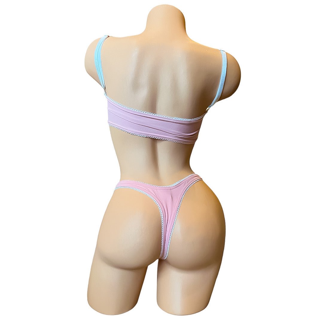 Nanokini Lingerie Set - Dusty Rose - GrlFriday Shop