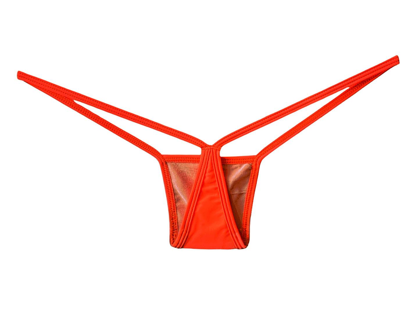 Orange Micro G String Thong Tri - Kini Set - GrlFriday Shop