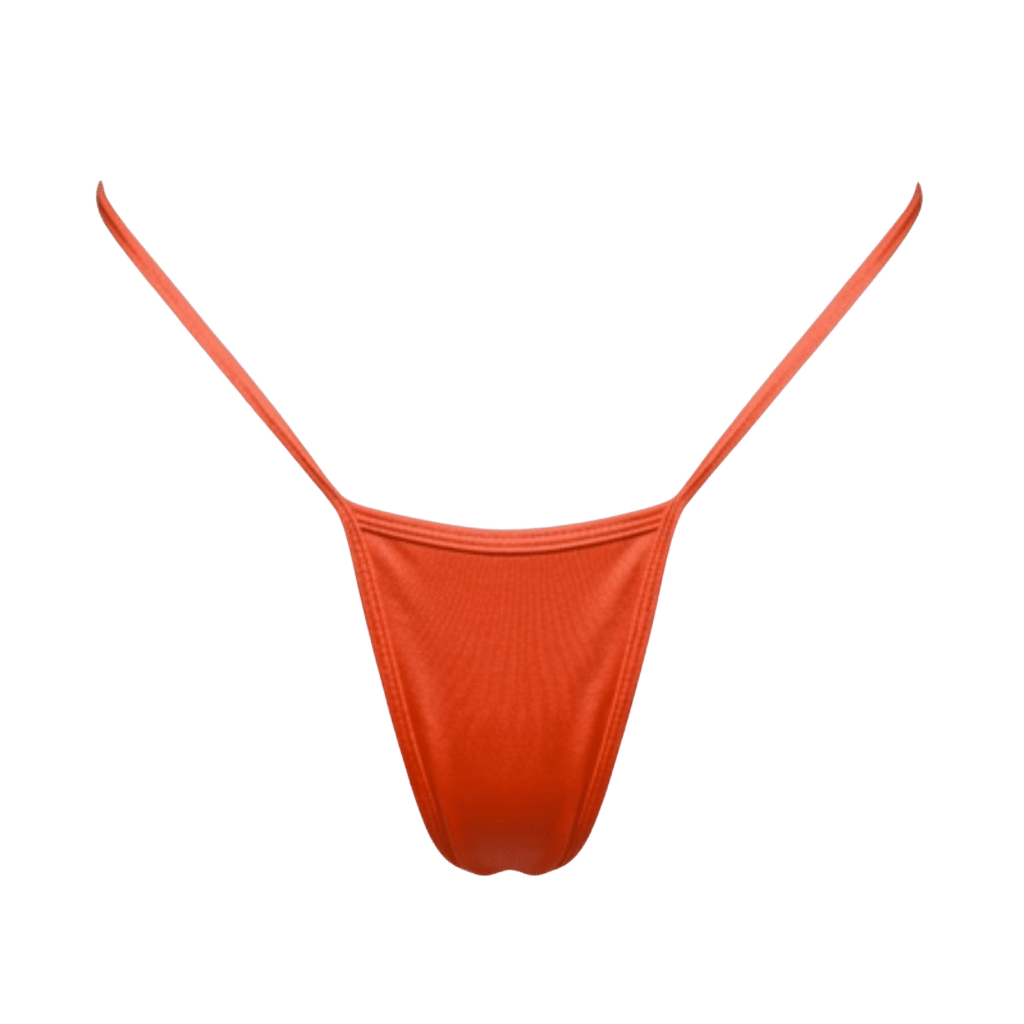 Orange Micro G String Thong Tri-Kini Set - GrlFriday Shop