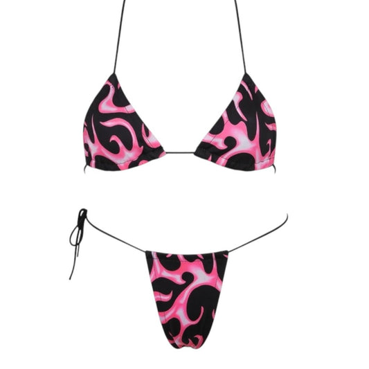 Pink Flame Microkini Set - GrlFriday Shop