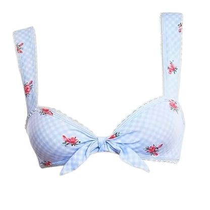 Princess Nanokini Set - Blue + White Gingham - GrlFriday Shop