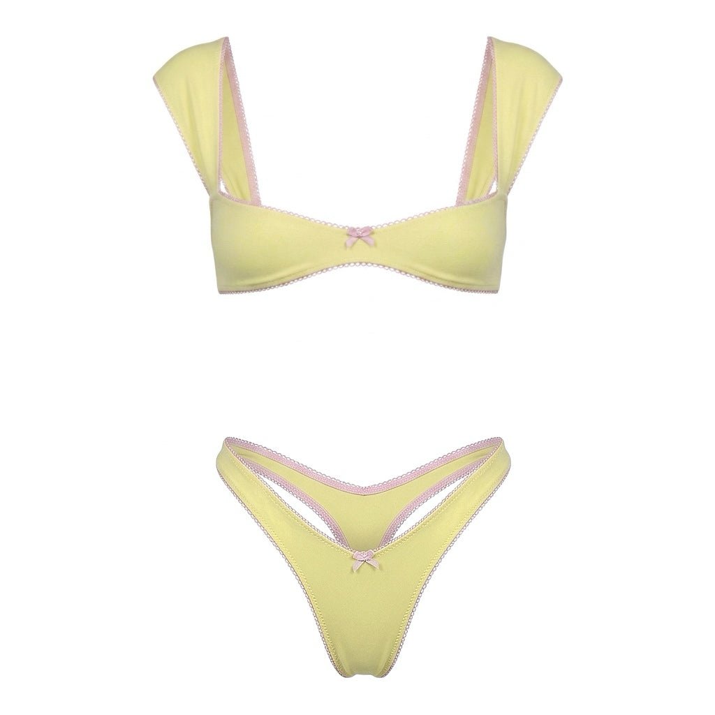 Princess Nanokini Set - Canary Yellow - GrlFriday Shop