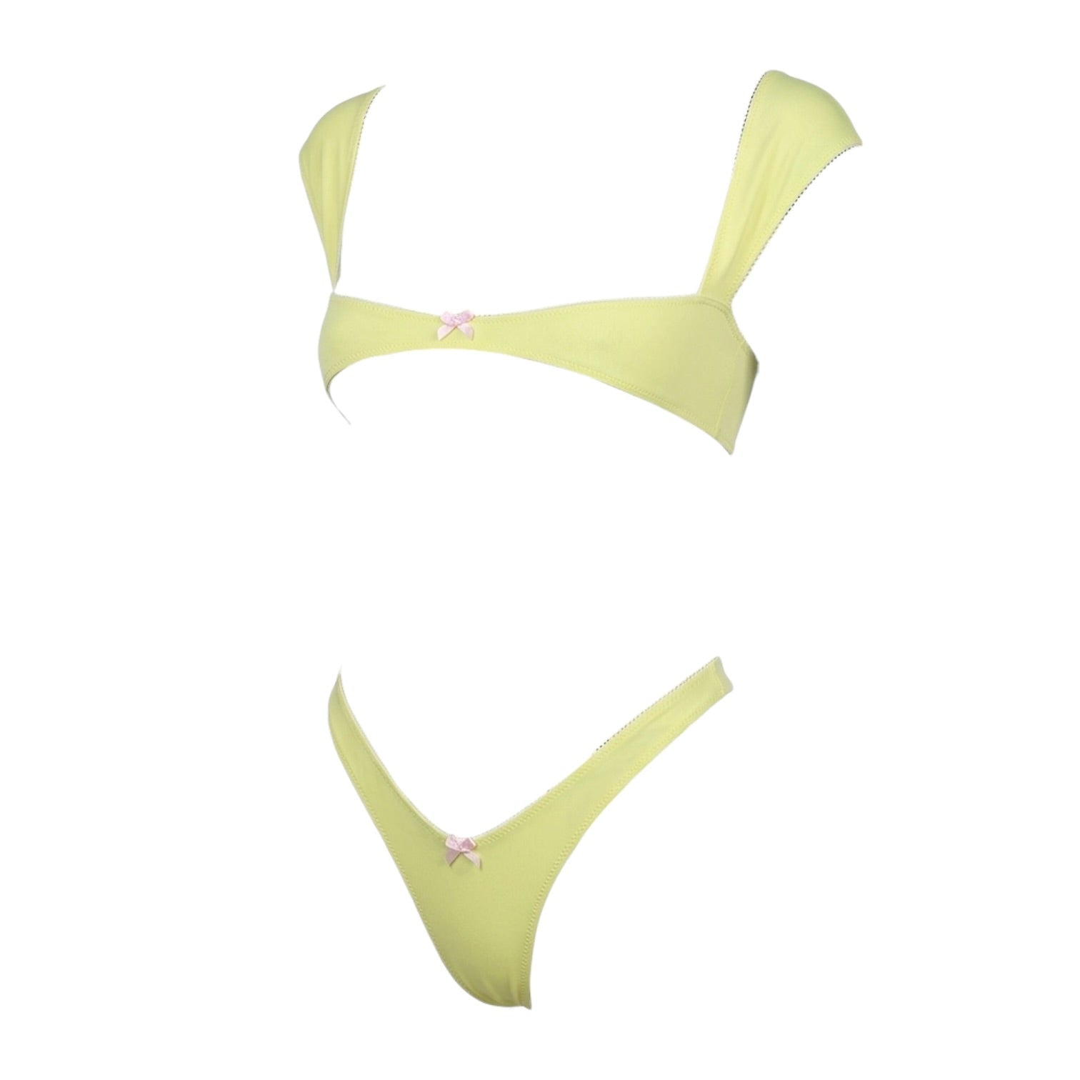 Princess Nanokini Set - Canary Yellow - GrlFriday Shop