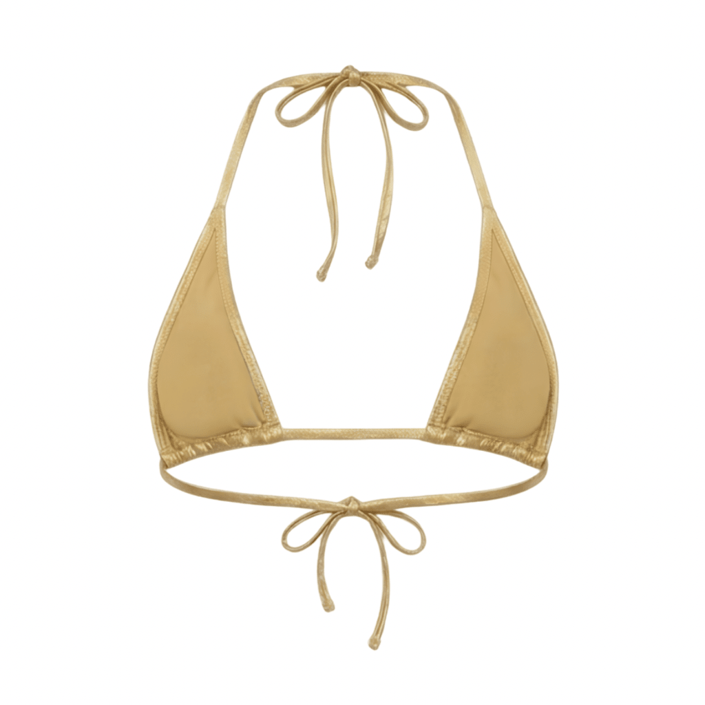 Quick Release G-String Bikini Set - Gold - GrlFriday Shop