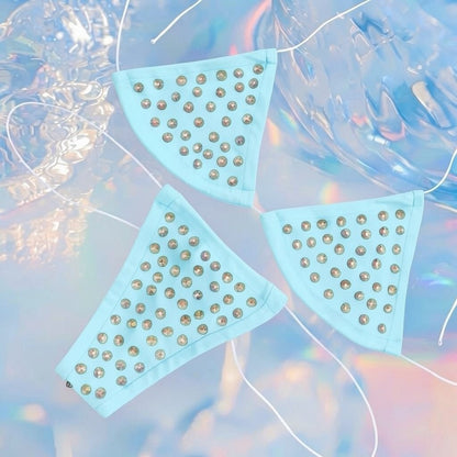 Rhinestoned Bling Microkini Set - 11 Colors - GrlFriday Shop