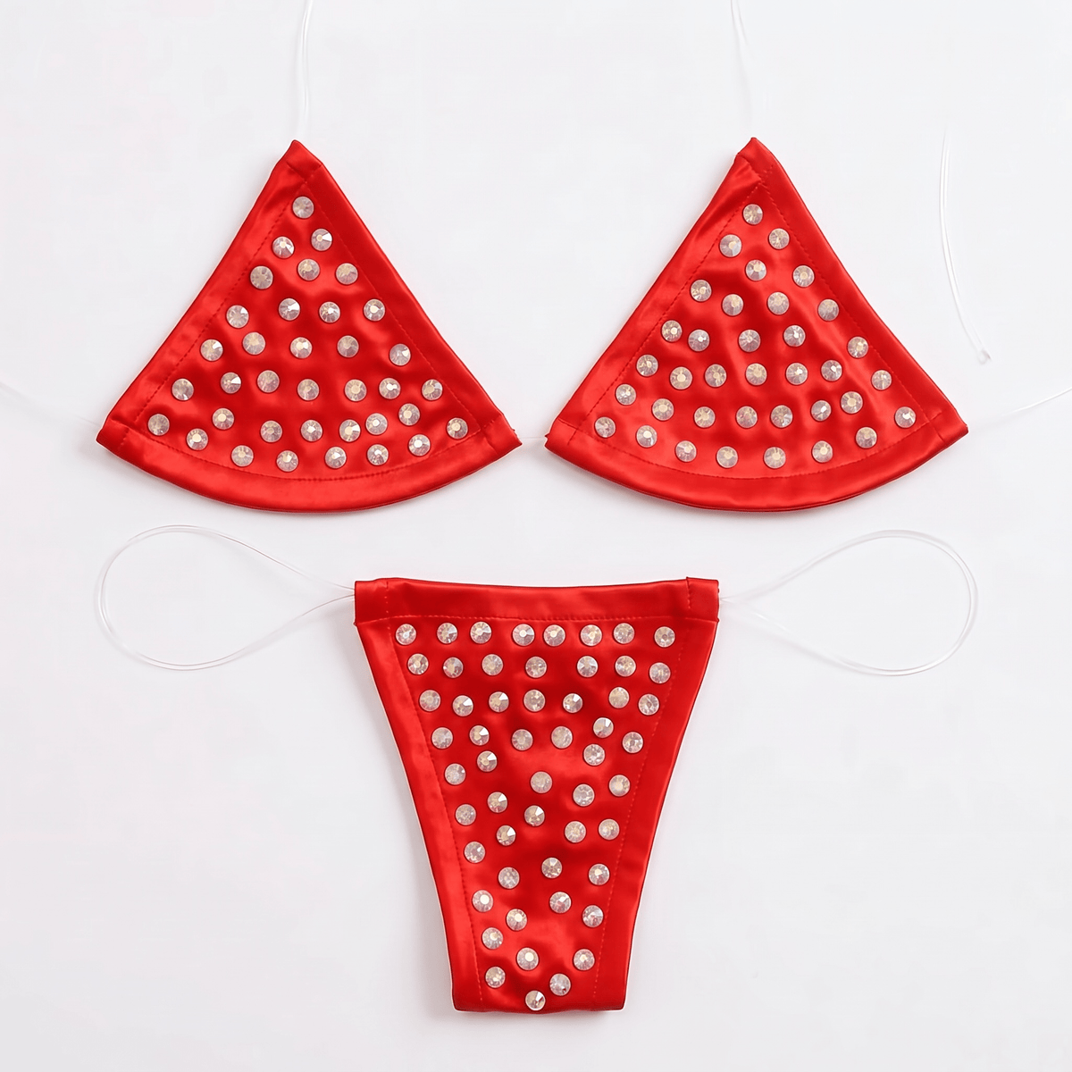 Rhinestoned Bling Microkini Set - 11 Colors - GrlFriday Shop