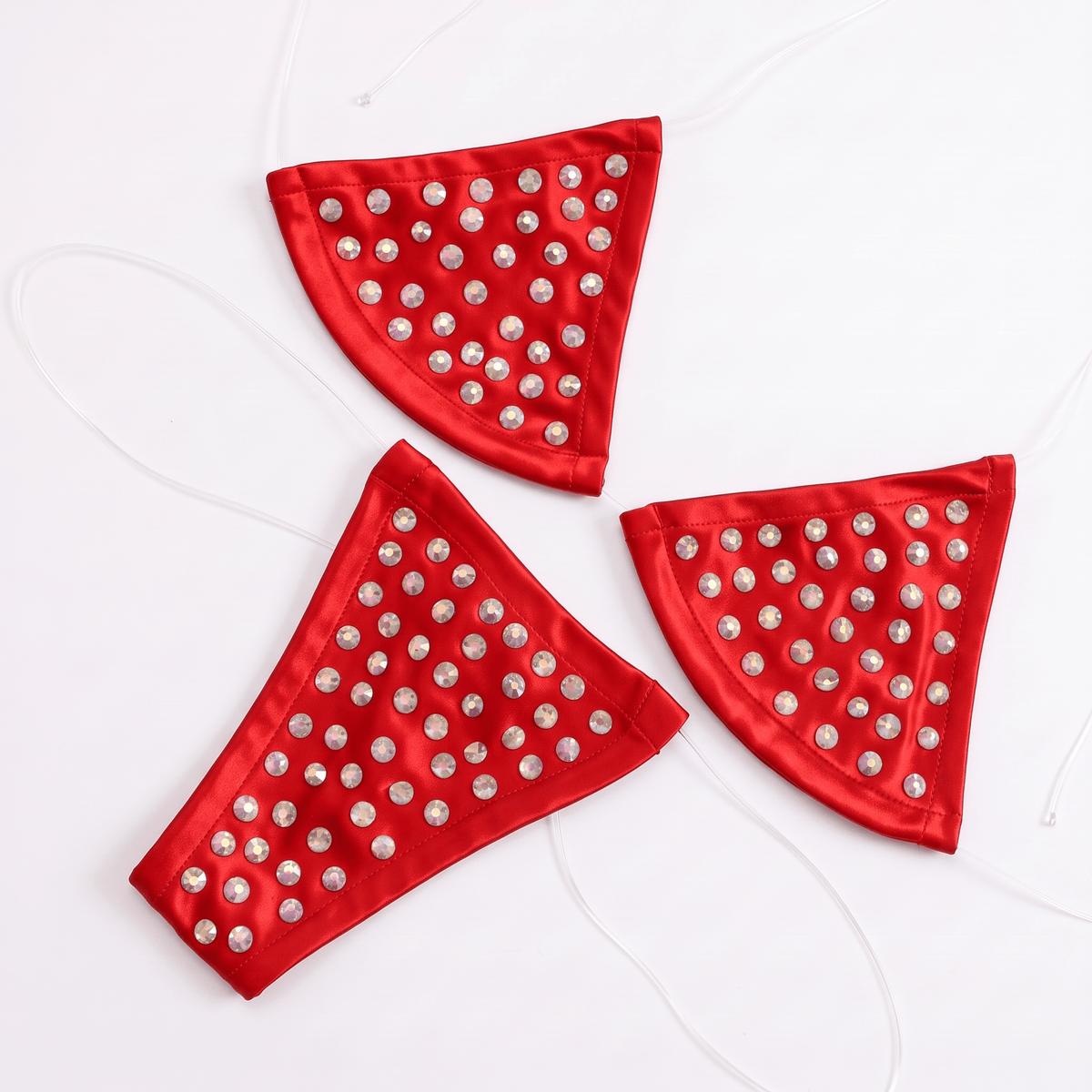 Rhinestoned Bling Microkini Set - 11 Colors - GrlFriday Shop