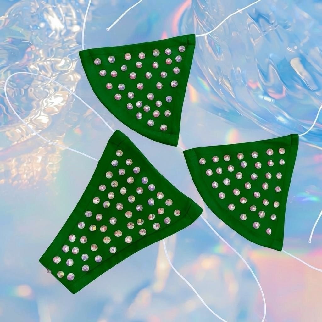 Rhinestoned Bling Microkini Set - 11 Colors - GrlFriday Shop