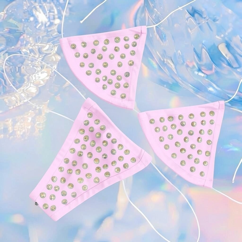 Rhinestoned Bling Microkini Set - 11 Colors - GrlFriday Shop